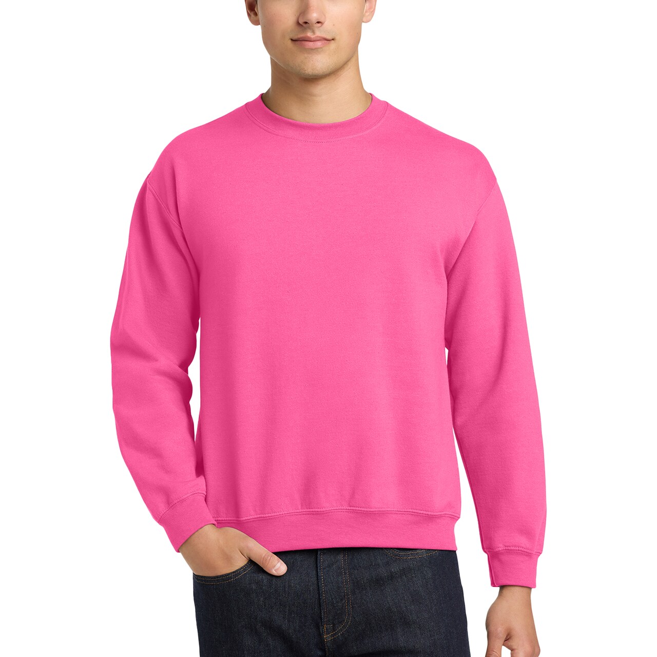 Gildan Crewneck Sweatshirt, Blank Heavy Blend Fleece Pullover